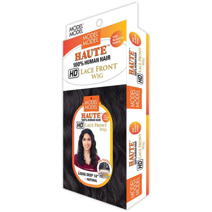 Model Model Haute 100% Virgin Human Hair HD Lace Front Wig - LOOSE DEEP 18 Model Model