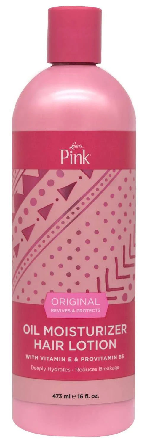Luster's Pink Original Oil Moisturizer Hair Lotion 16 fl oz — front of bottle