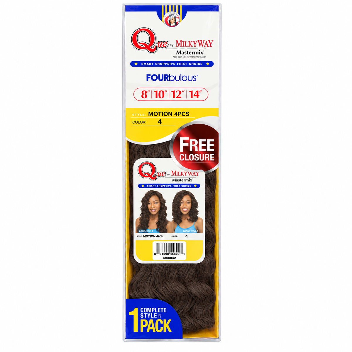 Milky Way Que Motion 4PCS full retail package color 4
