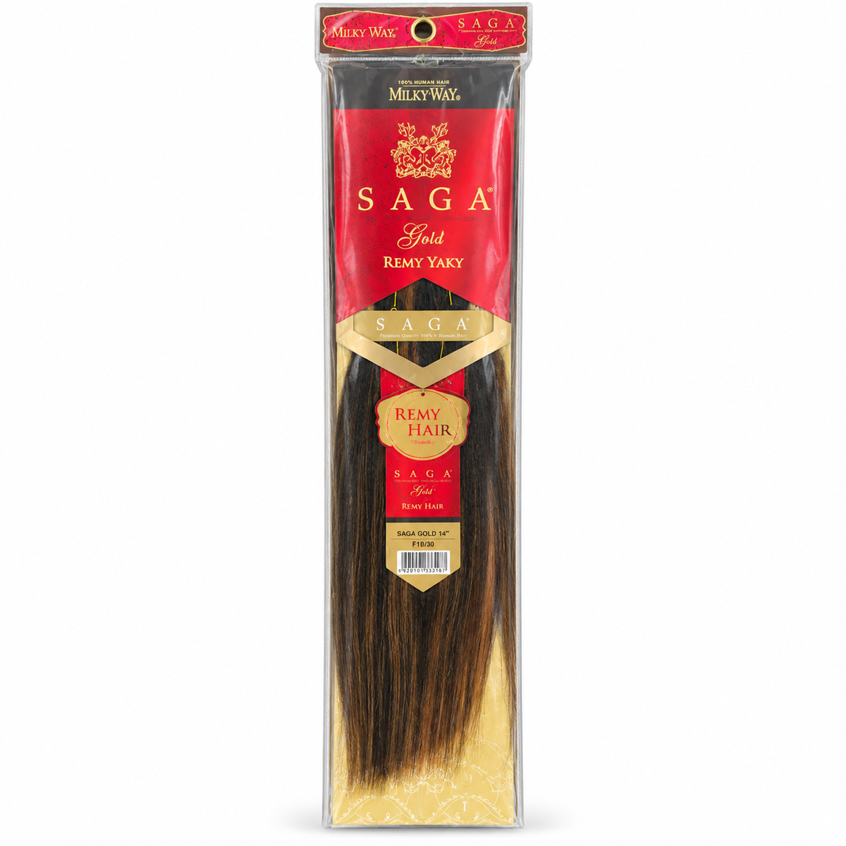 Milky Way SAGA Gold Remy Yaky — 14" / F1B/30 — full package on white