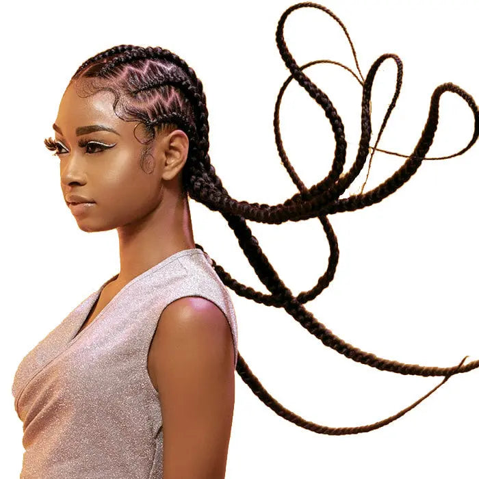 Sensationnel X-Pression African Collection Crochet Braids - 4X PRE STRETCHED BRAID 38" Sensationnel