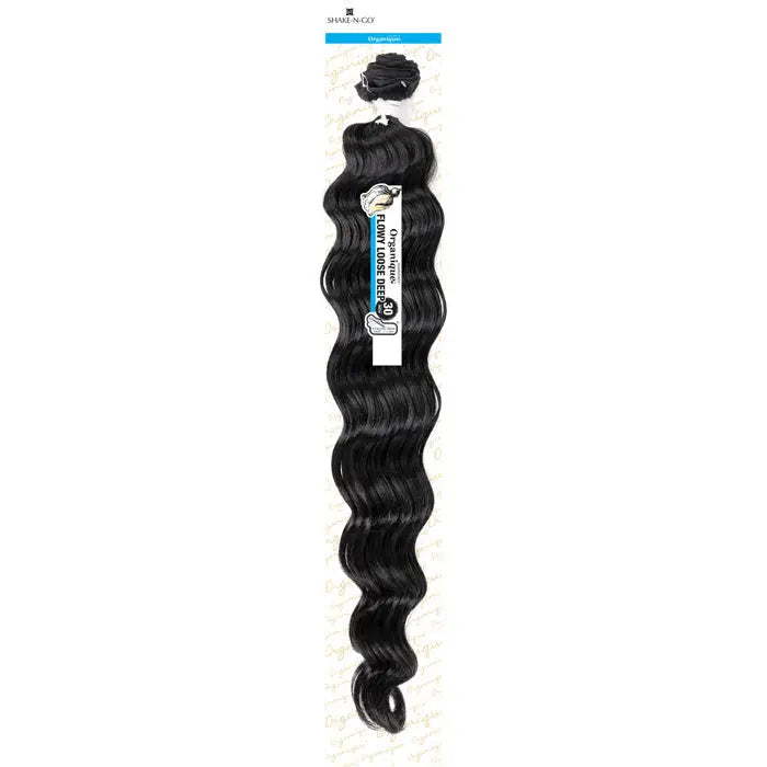 Shake-N-Go Organique Master Mix Weave - FLOWY LOOSE DEEP 30 inch Shake N Go