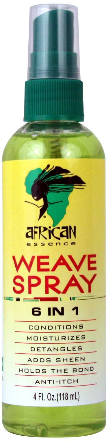 African Essence Weave Spray 6 in 1 - 4 fl oz — front of product packaging