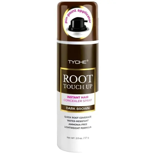 Tyche Root Touch-Up, Dark Brown 2 oz spray can