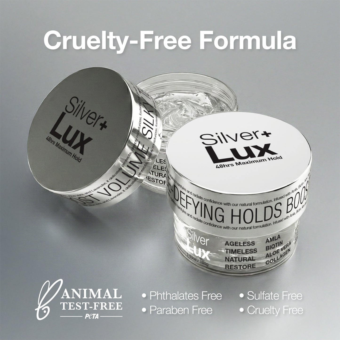 Silver+ Lux 48 Hour Maximum Hold Edge Tamer