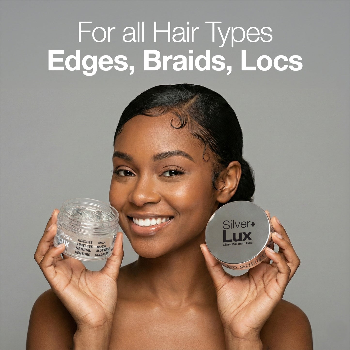 Silver+ Lux 48 Hour Maximum Hold Edge Tamer