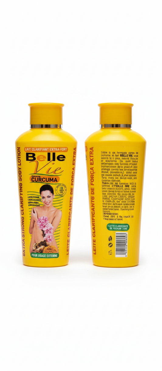 Belle Vie lightening body lotion with Curcuma extract 475ml KAM Beauty Store