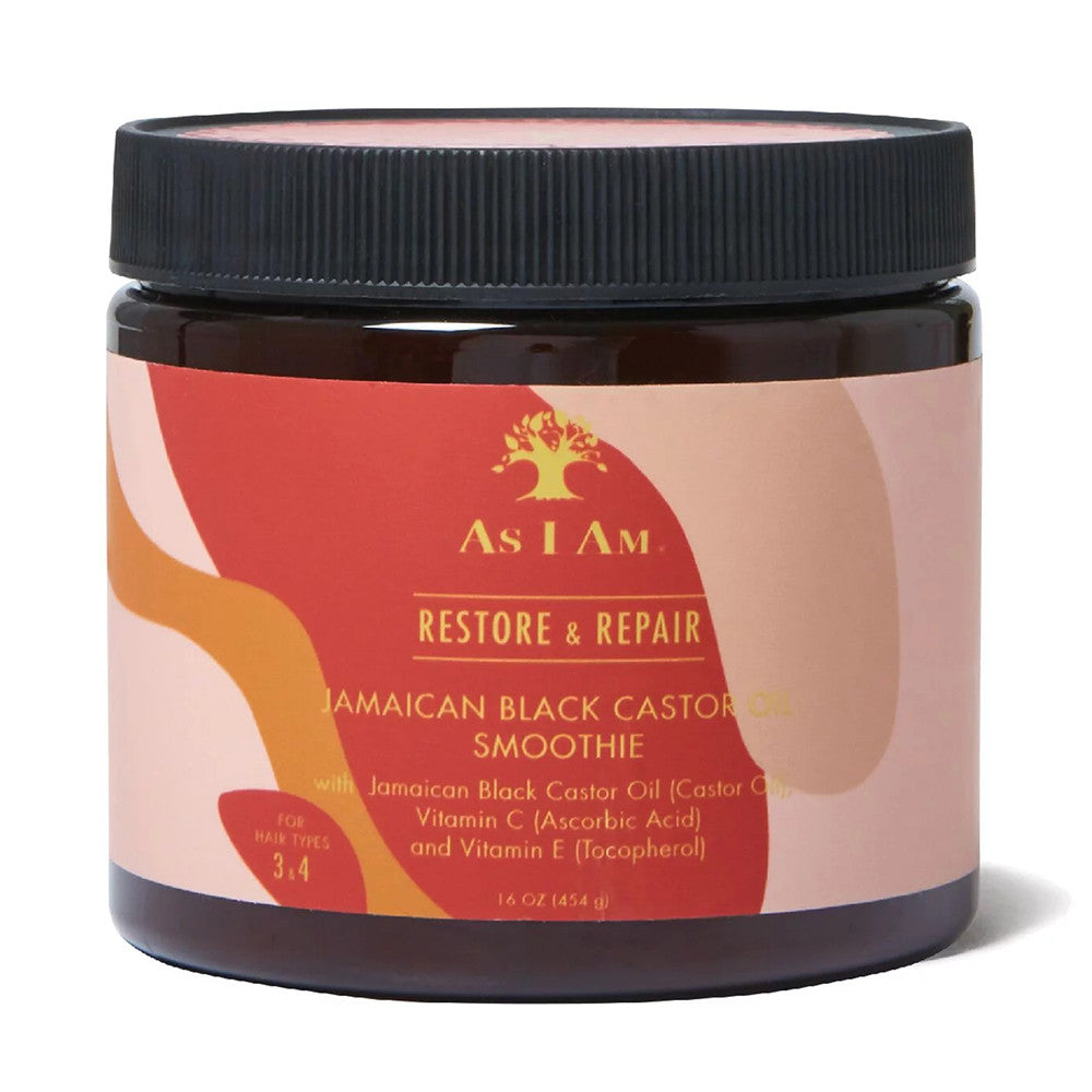 As I Am Restore and Repair Jamaican Black Castor Oil Smoothie, 16 Oz As I Am