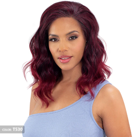 Model Model Miss Divine Glueless Human Hair Blend HD Lace Front Wig - CLEO
