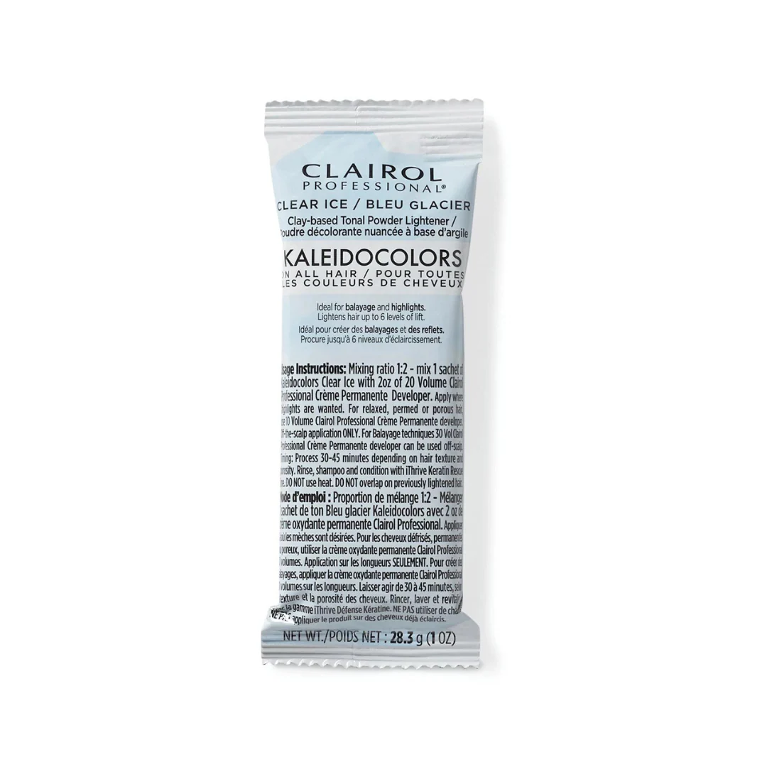 CLAIROL PROFESSIONAL KALEIDOCOLORS - ON ALL HAIR 1 OZ CLEAR ICE POWDER LIGHTENER