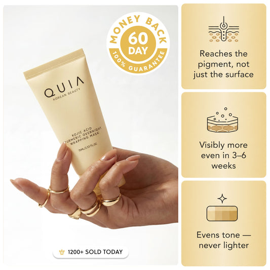Quia Turmeric & Kojic Acid Overnight Mask Quia Korean Beauty