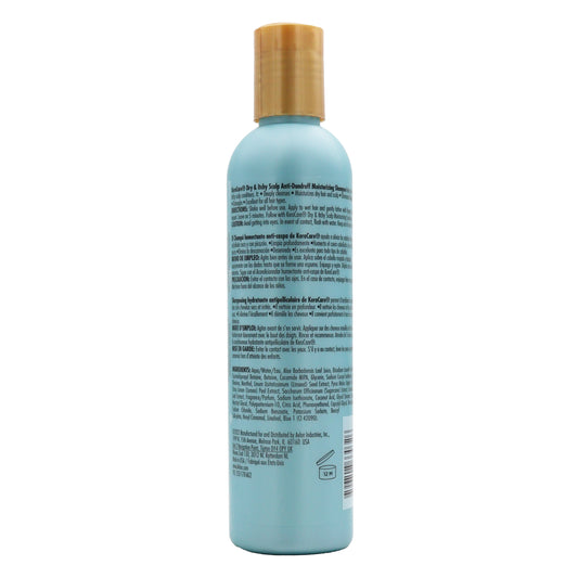 KeraCare Dry and Itchy Scalp shampoo back label