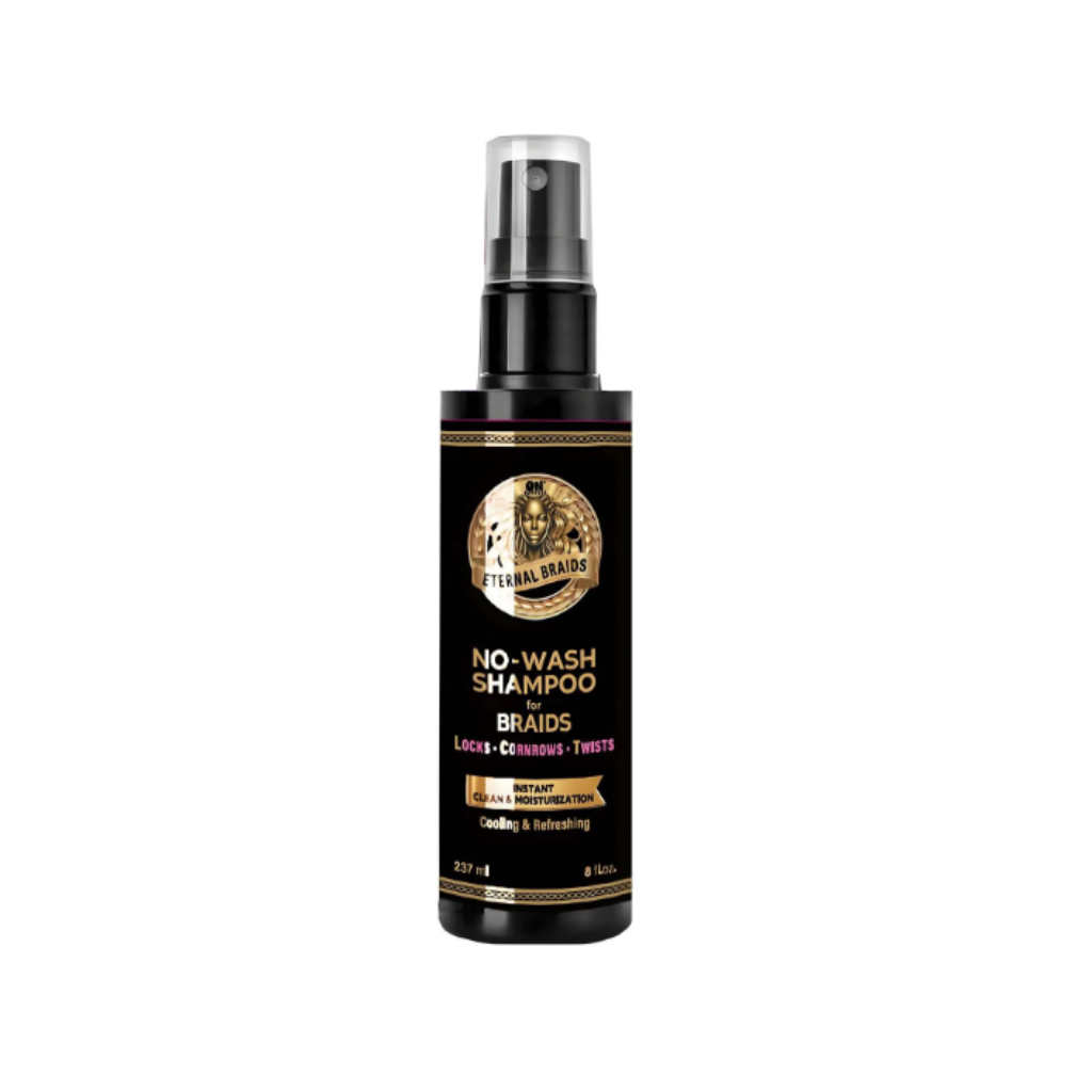 ON Natural Eternal Braids No-Wash Shampoo 8 oz spray bottle