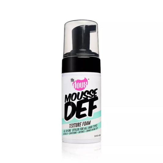 The Doux Mousse Def Texture Foam 3.4 fl oz — 3.4 fl oz travel foam bottle