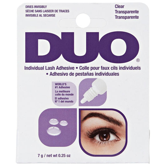 DUO Individual Lash Adhesive Clear 0.25 oz – front packaging