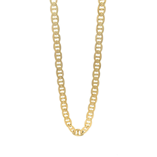 14K Anklet #05 - FROST MARINER 10" The One Jewelry