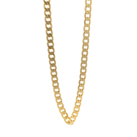 14K Anklet #06 - FROST CUBAN 10" The One Jewelry