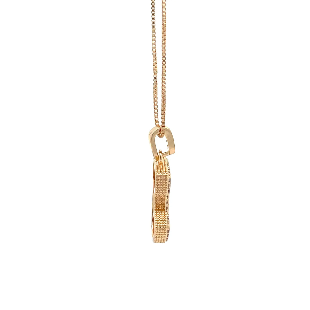 Fancy Diamond Necklace - Letter J The One Jewelry