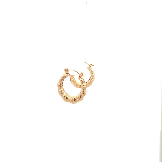 New Bamboo Hoop Earrings - 01 The One Jewelry