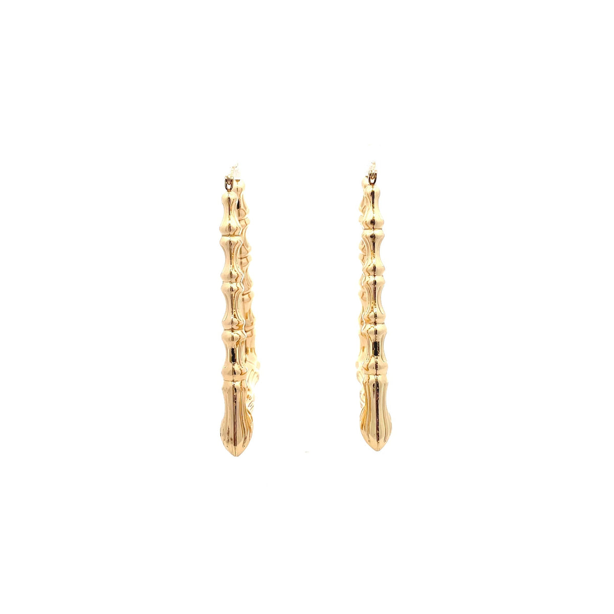 Bamboo Rectangle Earrings - Size 04 The One Jewelry