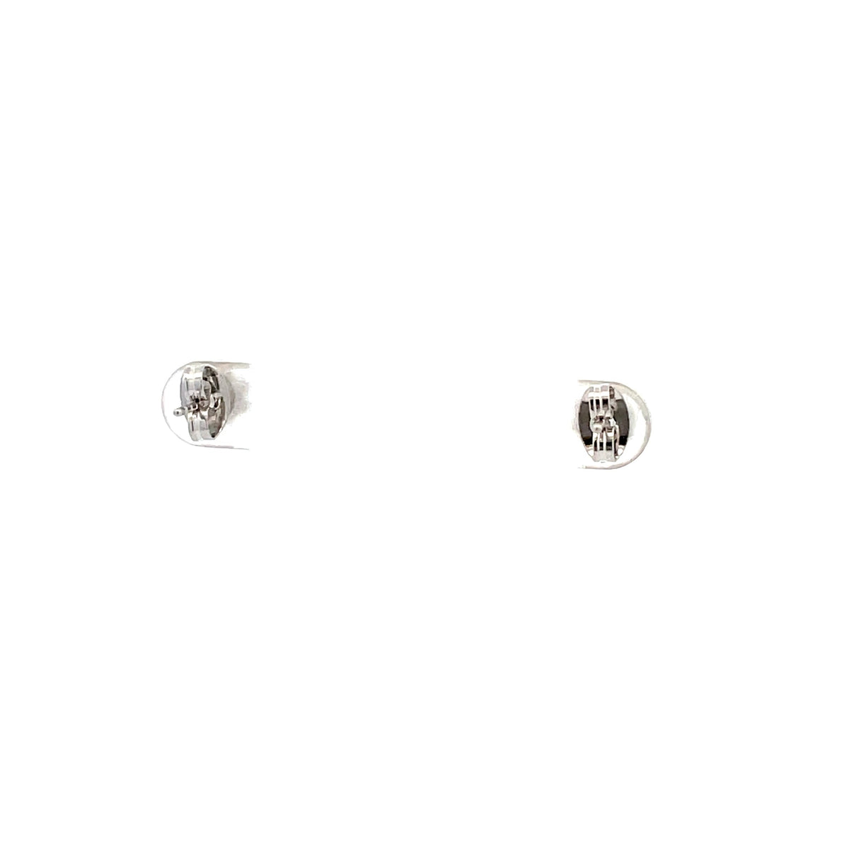 Crown Stud CZ Round Earrings - 5mm The One Jewelry