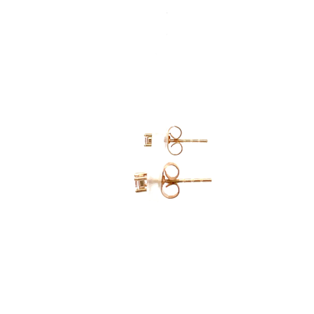 Basket Setting CZ Stud Round - 3mm The One Jewelry