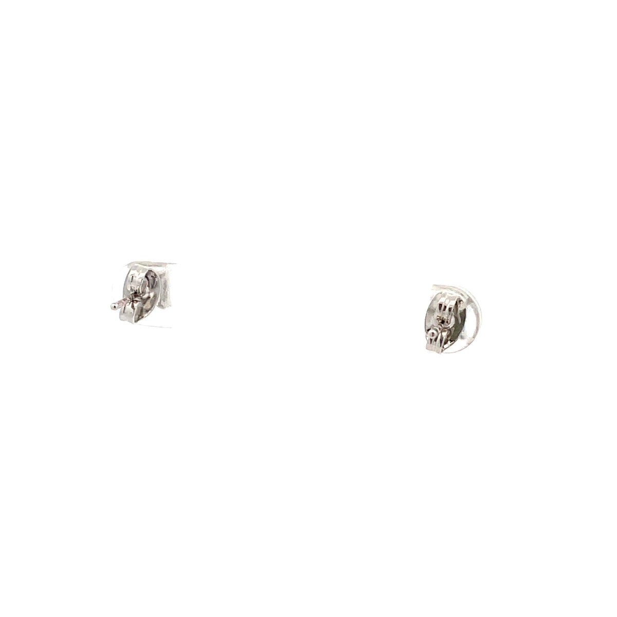 Basket Setting CZ Stud Square - 4mm The One Jewelry
