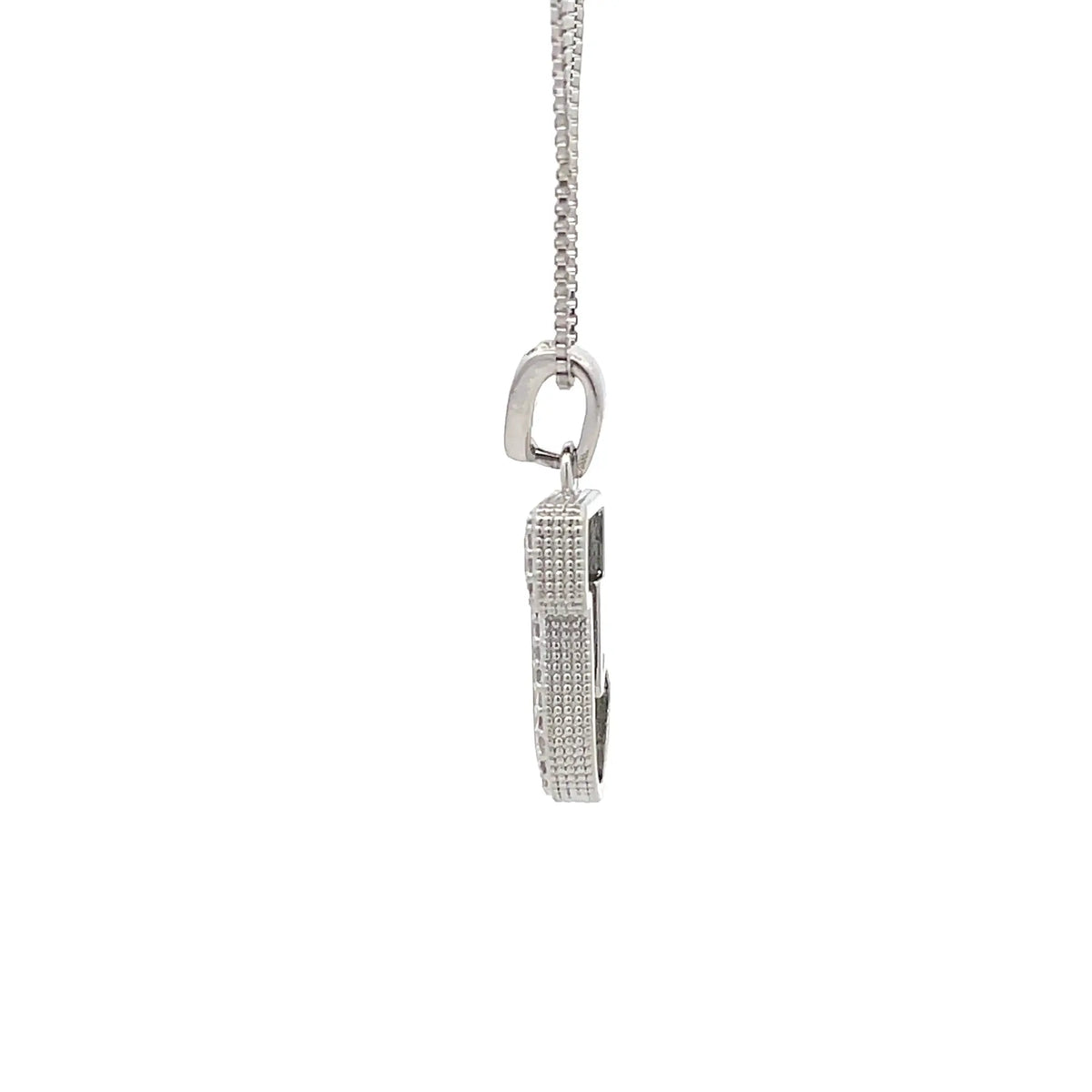 Fancy Diamond Necklace - Letter J The One Jewelry