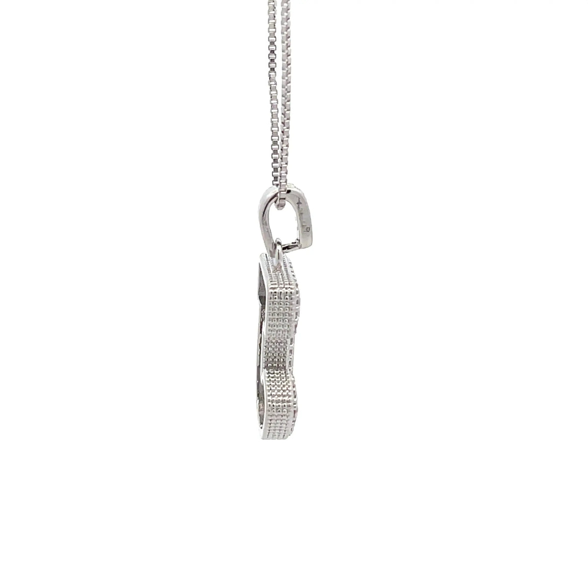 Fancy Diamond Necklace - Letter J The One Jewelry