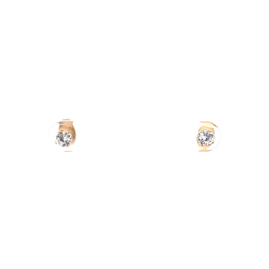 Sterling Silver Round Earrings - 4MM The One Jewelry