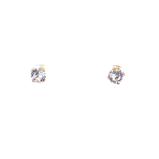 Sterling Silver Round Earrings - 7MM The One Jewelry