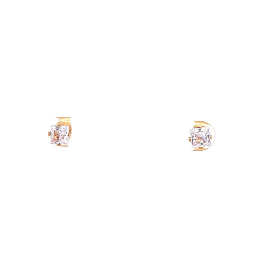 Sterling Silver Square Earrings - 5MM The One Jewelry