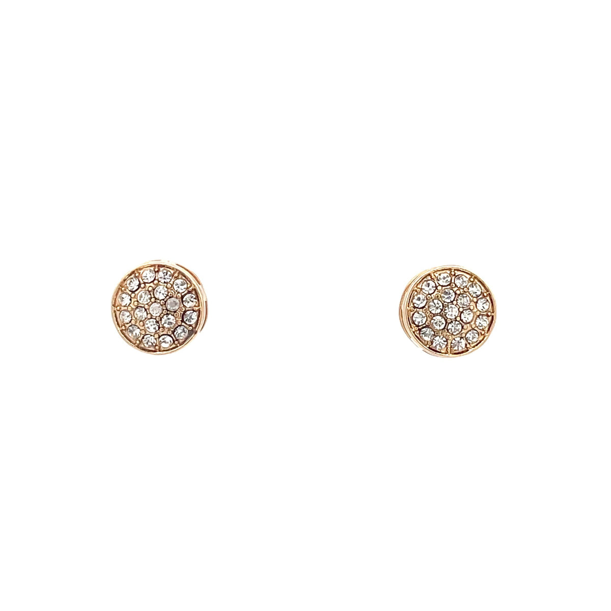 The One Jewelry Lovely Stud Earrings 03 - Small Round in gold tone (ONEG3)