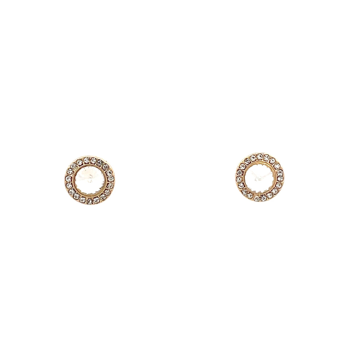 The One Jewelry Lovely Stud Earrings 05 - Open Circle in gold tone (ONEG5)
