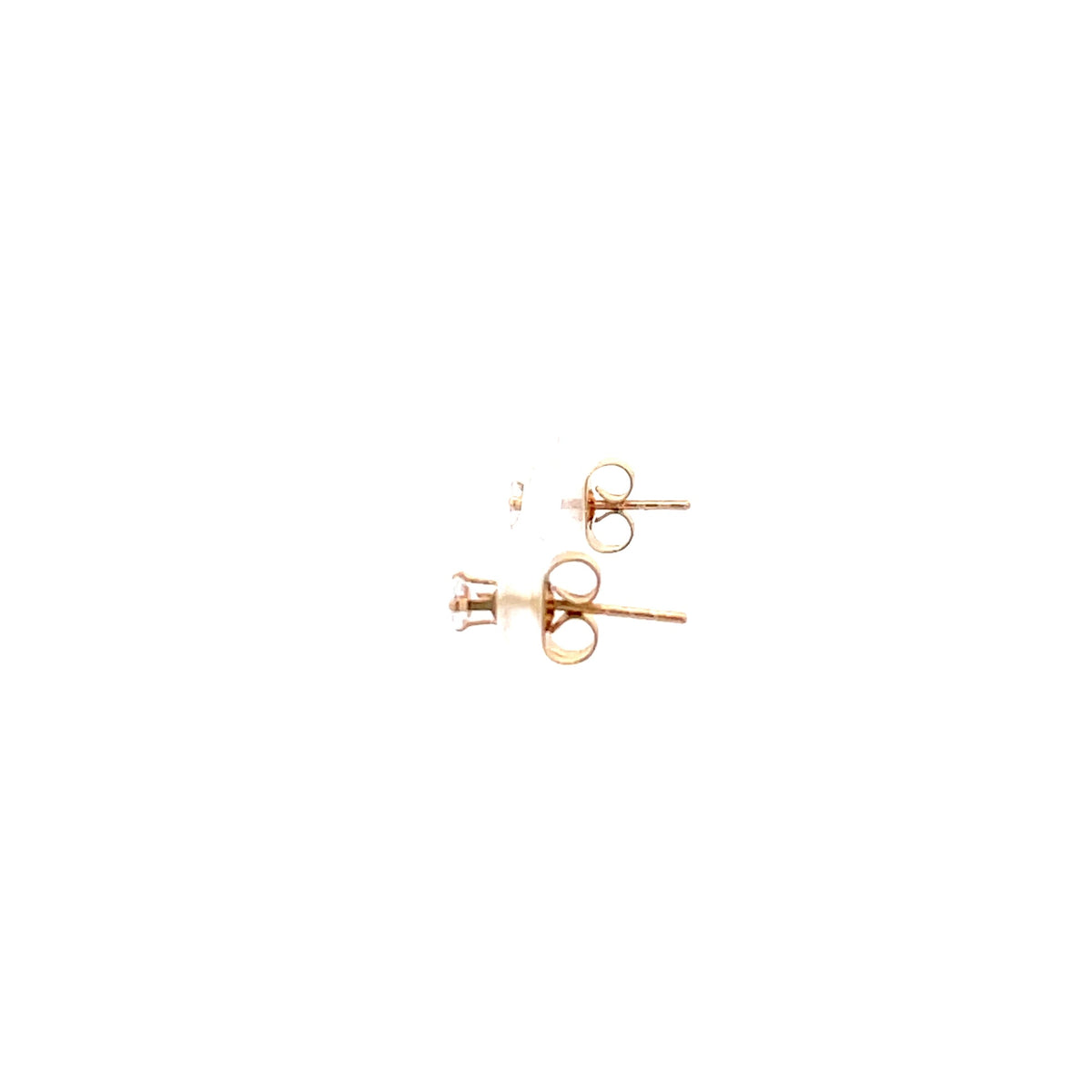 Cubic Zirconia Earrings Square - 3MM The One Jewelry