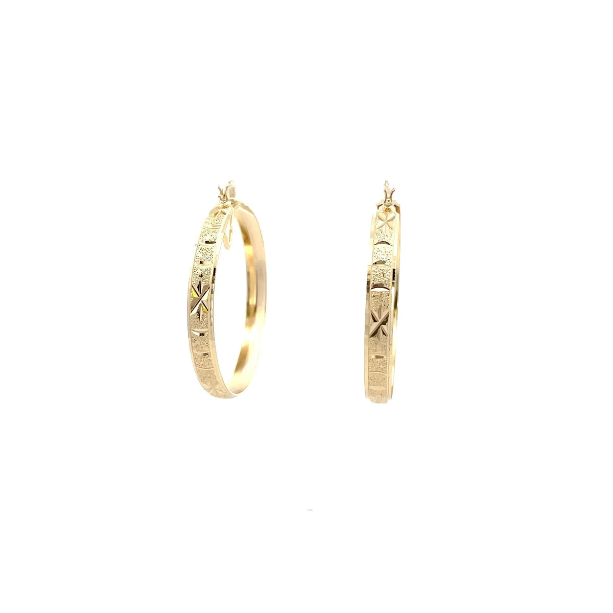 Hug & Kiss Bangle Earrings - Size 02 The One Jewelry