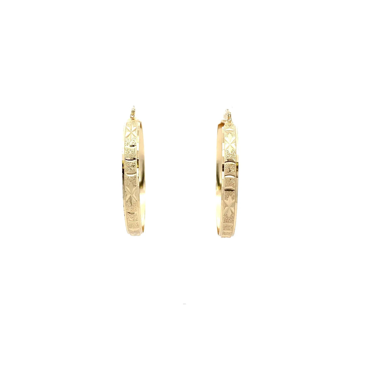 Hug & Kiss Bangle Earrings - Size 02 The One Jewelry