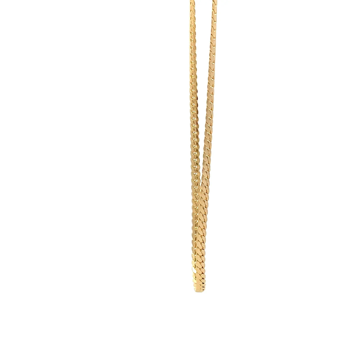 14K Anklet #10 - DESIGN FIGARO 10" The One Jewelry