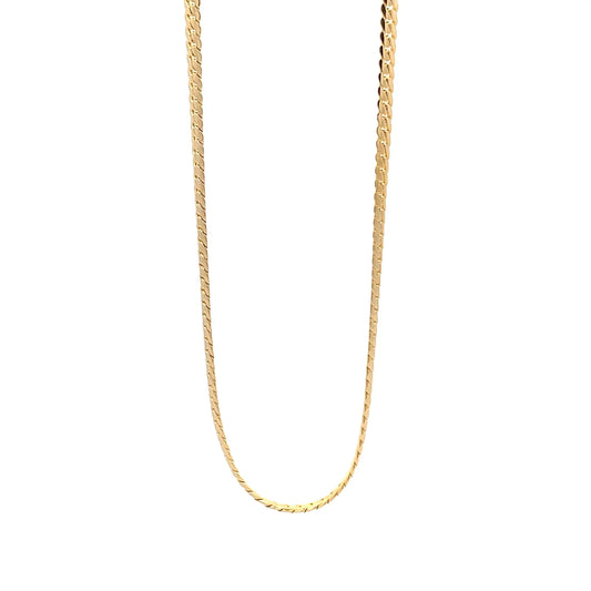 14K Anklet #10 - DESIGN FIGARO 10" The One Jewelry
