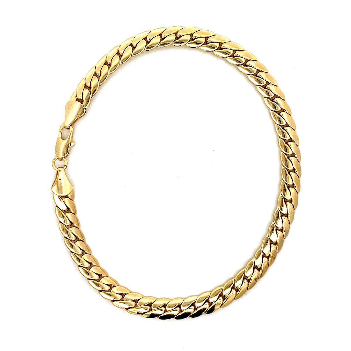 Thick 14K Anklet - Style 05 The One Jewelry