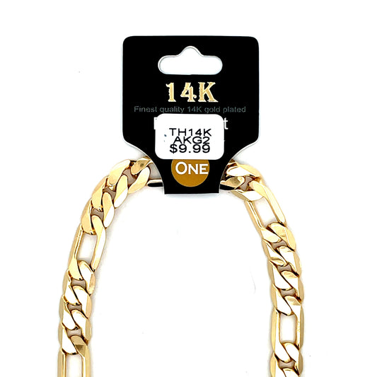 Thick 14K Anklet - Style 02 The One Jewelry