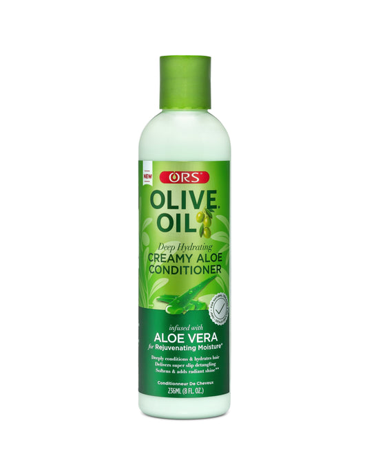 ORS Olive Oil Deep Hydrating Creamy Aloe Conditioner for Rejuvenating Moisture (8.0 oz) Olive Oil Classics