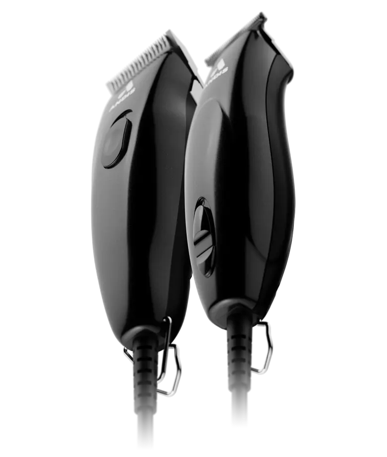 Andis Pivot Motor Clipper & Trimmer Combo 24810 — clipper and trimmer side view