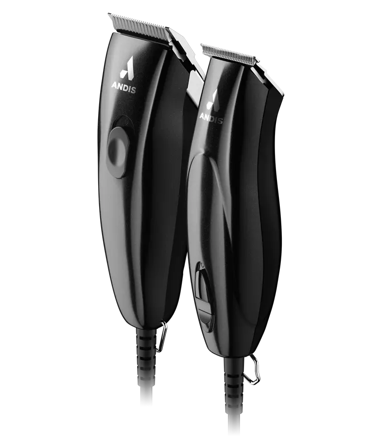 Andis Pivot Motor Clipper & Trimmer Combo 24810 — clipper and trimmer rear view