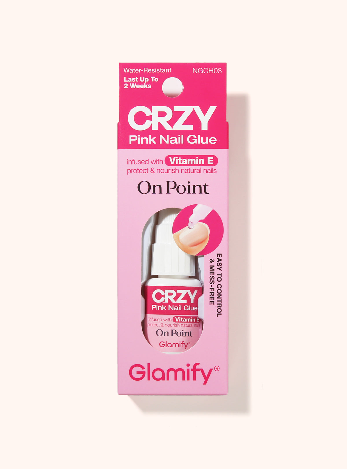 On Point Pink Nail Glue - NGCH03 On Point Nail Glue