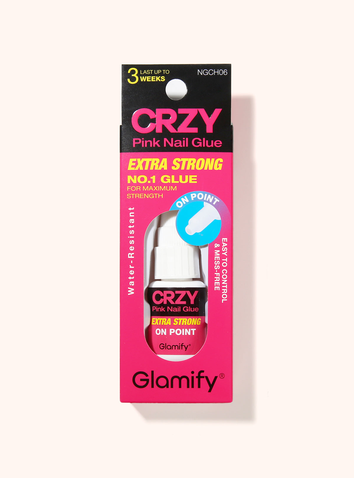 On Point Pink Nail Glue - product view 4