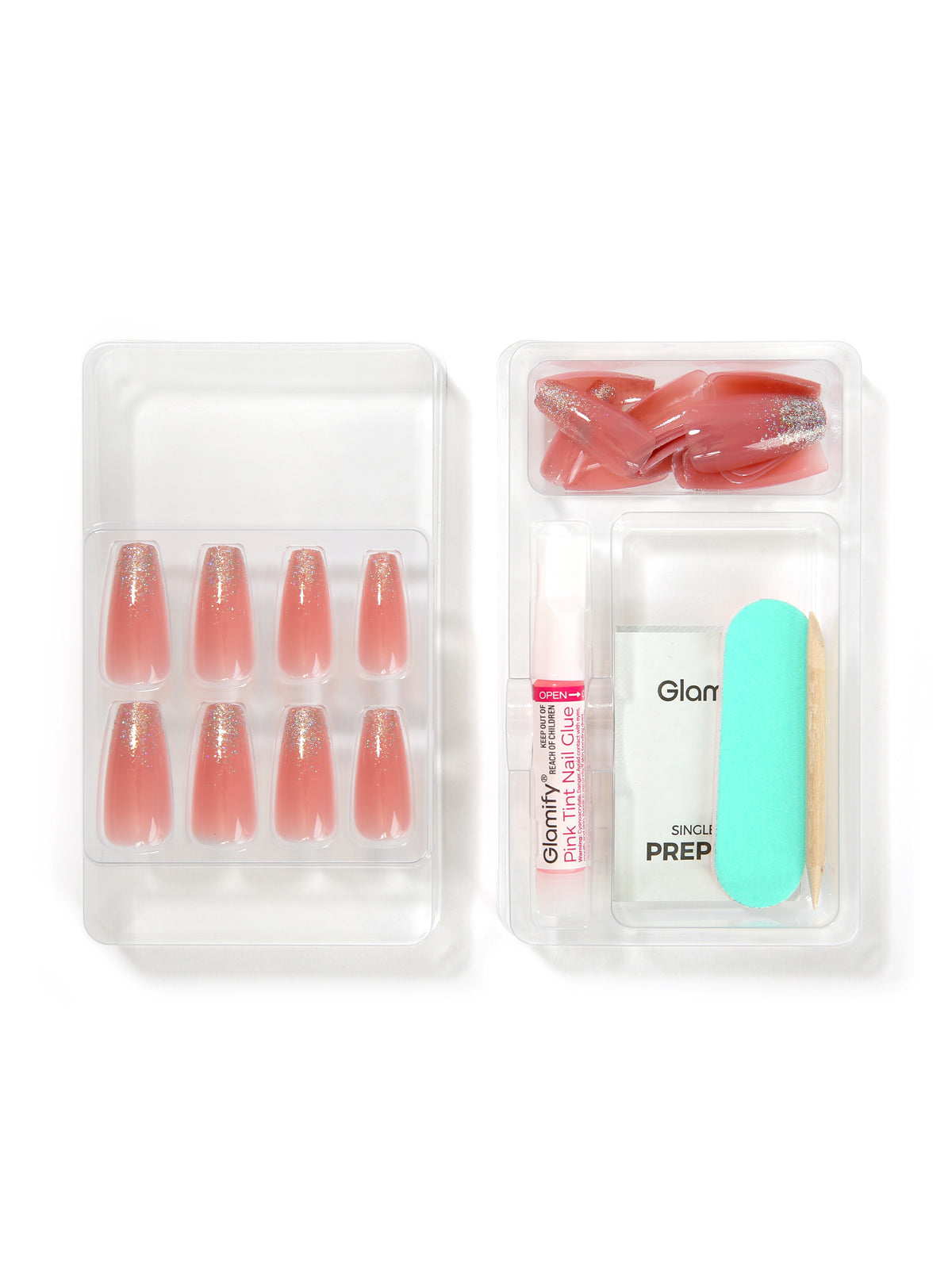 French Chic Press On Nails - ntfc-05-coffin-medium
