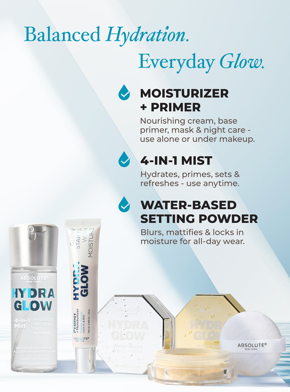 Hydra Glow Water-Based Setting Powder - product view 4