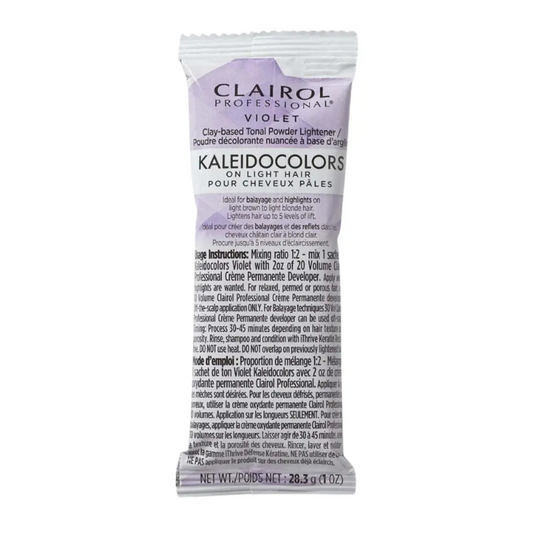 CLAIROL PROFESSIONAL KALEIDOCOLORS - FOR LIGHT HAIR 1 OZ VIOLET POWDER LIGHTENER
