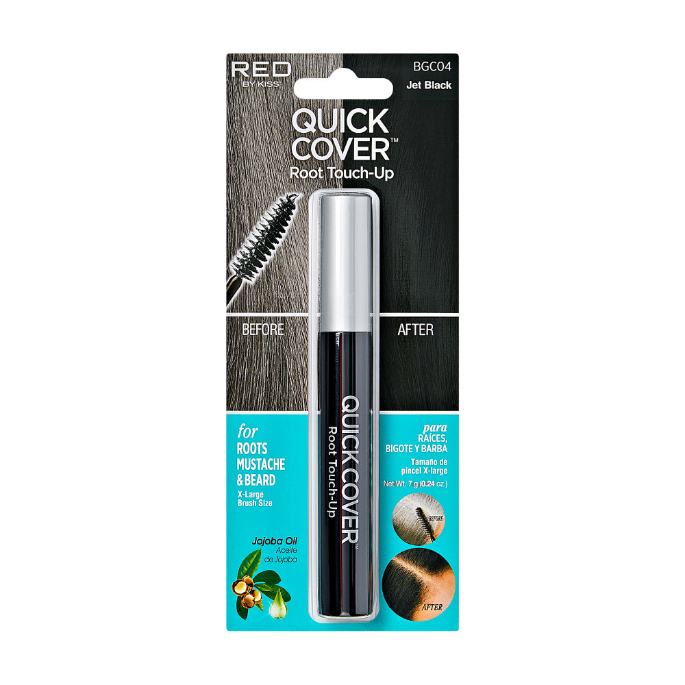 Red By Kiss Quick Cover Root Touch-Up Brush Temporary & Water-Resistant